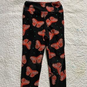 Luluroe 4 T butterflies leggings